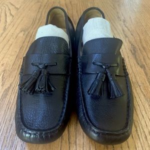 Cole Haan black driver loafer tassel 7.5 B